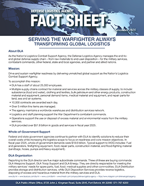 DLA fact sheet cover